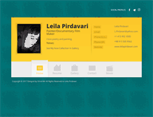 Tablet Screenshot of leilapirdavari.com